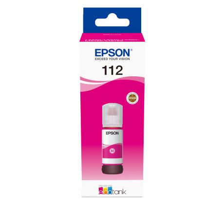 kazeta EPSON ecoTANK 112 Magenta pigment (6000 str.) (C13T06C34A)