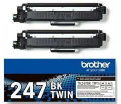 toner BROTHER TN-247 Black kit (2ks) HL-L3210CW/L3270CDW, DCP-L3510CDW/L3550CDW, MFC-L3730CDN/L3770CDW (2x 3000 str.) (TN247BKTWIN)