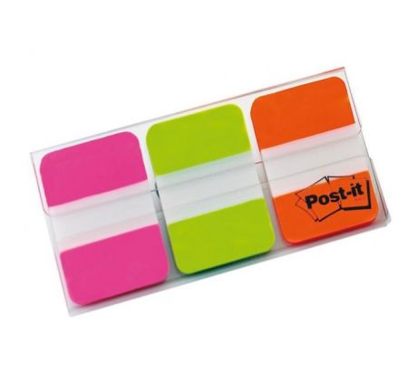 Post-it index extra silný neónové farby 25 x 38 mm