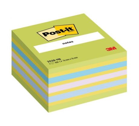 DARČEK - Bloček kocka Post-it 76x76 neónová zelená mix - Objednaj 1 ks a dostaneš darček 1 ks Guma so strúhadlom ( Platí do 30.9.2024)