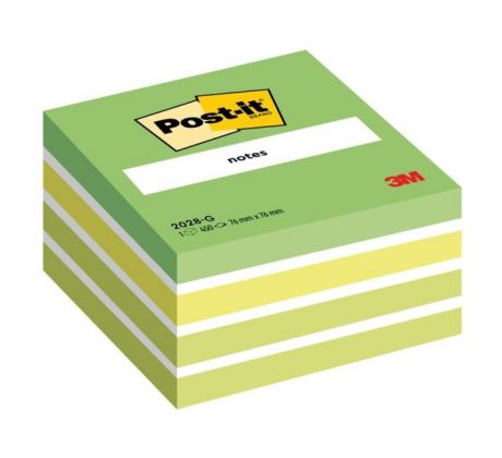 Bloček kocka Post-it 76x76 zelená