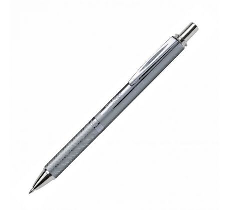 Gélový roller Pentel Energel Steel, strieborný