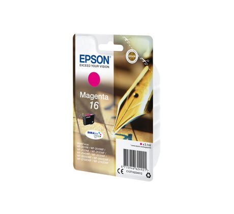 kazeta EPSON WF2520/2530/2540/2750 T162 Magenta 16 (C13T162340)