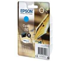 kazeta EPSON WF2520/2530/2540/2750 T162 Cyan 16 (C13T162240)