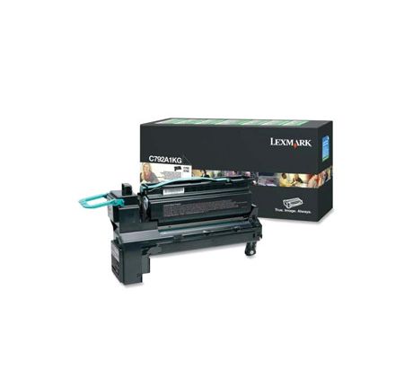 toner Lexmark C792 X792 BLACK (6000 str.) (C792A1KG)