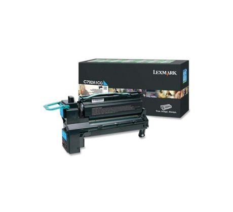 toner Lexmark C792 X792 CYAN (6000 str.) (C792A1CG)