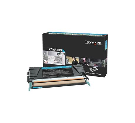 Toner Lexmark X748 CYAN (10000 str.) (X748H1CG)