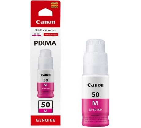 atramentová náplň CANON GI-50M magenta PIXMA G5050/G6050/G7050 (7700 str.) (3404C001)