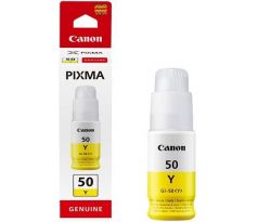 atramentová náplň CANON GI-50Y yellow PIXMA G5050/G6050/G7050 (7700 str.) (3405C001)