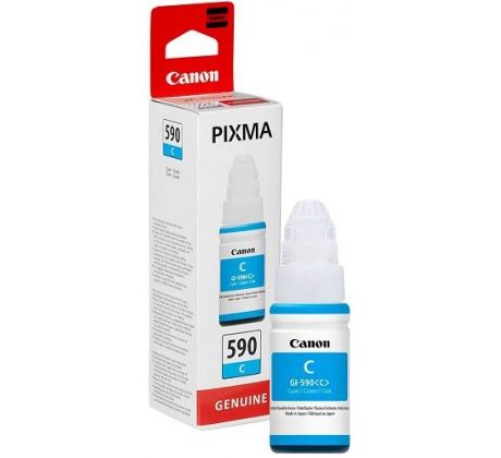 atramentová náplň CANON GI-590C cyan PIXMA G1500/G2500/G3500/G4500 (7000 str.) (1604C001)