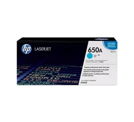 TONER HP CE271A Azúrový toner pre Color LaserJet CP5525 (15000 str.) (CE271A)