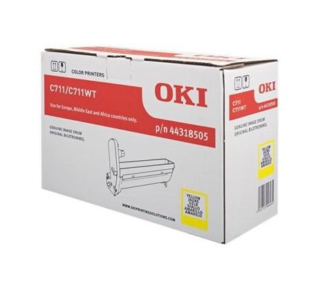 valec OKI C711/C711WT yellow (44318505)