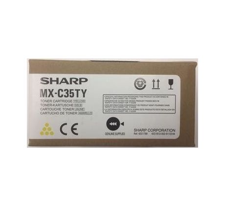 toner SHARP MX-C35TY Yellow MX-C357F/C407P (6000 str.) (MXC35TY)