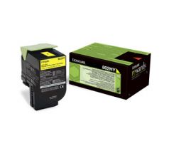 Toner Lexmark CX410/CX510 802HY YELLOW (3000 str.) (80C2HY0 / E)