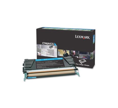 Toner Lexmark C746/C748 CYAN (7000 str.) (C746A1CG / A3CG)