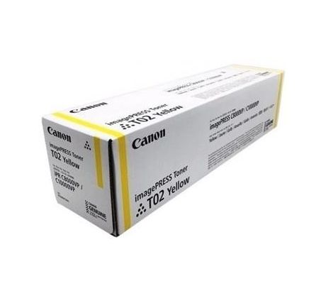 toner CANON T02 yellow iP C8000/C10000 (43000 str.) (8532B001)