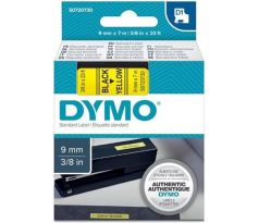 páska DYMO 40918 D1 Black On Yellow Tape (9mm) (S0720730)