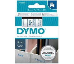 páska DYMO 45011 D1 Blue On Transparent Tape (12mm) (S0720510)