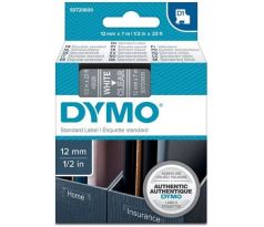 páska DYMO 45020 D1 White On Transparent Tape (12mm) (S0720600)