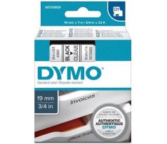 páska DYMO 45800 D1 Black On Transparent Tape (19mm) (S0720820)