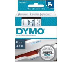 páska DYMO 45804 D1 Blue On White Tape (19mm) (S0720840)