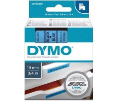 páska DYMO 45806 D1 Black On Blue Tape (19mm) (S0720860)