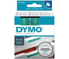 páska DYMO 45809 D1 Black On Green Tape (19mm) (S0720890)