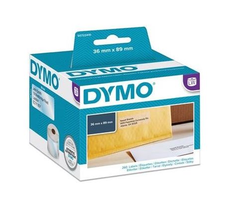 rolka DYMO 99013 Transparent Large Adress Labels 89x36mm (S0722410)