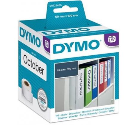 rolka DYMO 99019 Large Lever Arch File Labels 190x59mm (S0722480)