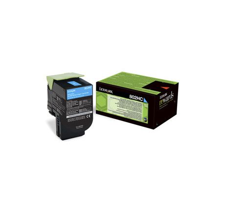 Toner Lexmark CX510 802XC CYAN (4000 str.) (80C2XC0)