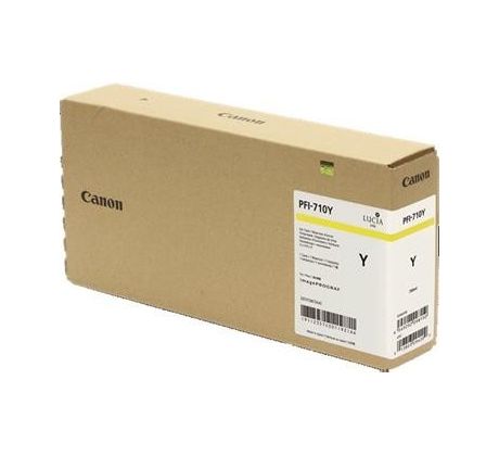 kazeta CANON PFI-710Y yellow iPF TX-2000/2100/3000/3100/4000/4100 (700 ml) (2357C001)