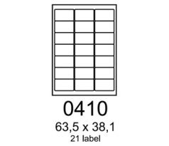 etikety RAYFILM 63,5x38,1 žlté flourescentné laser R01310410A (100 list./A4) (R0131.0410A)