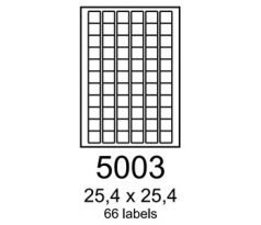 etikety RAYFILM 25,4x25,4 univerzálne biele R01005003F (1.000 list./A4) (R0100.5003F)