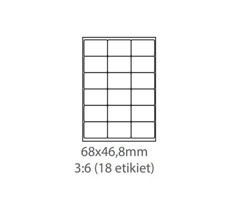 etikety ECODATA Samolepiace 68x46,8 univerzálne biele (1000 listov A4/bal.) (06804700F)