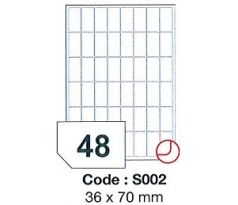 etikety RAYFILM 36x70 vysokolesklé biele laser SRA3 R0119S002D (300 list./SRA3) (R0119.S002D)