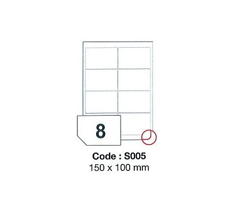 etikety RAYFILM 150x100 vysokolesklé biele laser SRA3 R0119S005A (100 list./SRA3) (R0119.S005A)