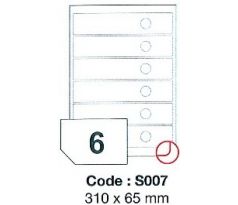 etikety RAYFILM 310x65 ŠANON vysokolesklé biele laser SRA3 R0119S007D (300 list./SRA3) (R0119.S007D)