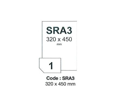 fólia RAYFILM lesklá strieborná polypropylenová samolepiaca laser 100ks/SRA3 (R0554.SRA3A)