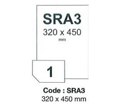 fólia RAYFILM matná biela samolepiaca polypropylénová laser 100ks/SRA3 (R0500.SRA3A)