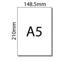 etikety RAYFILM 210x148 univerzálne biele R01001123FA5 (2.000 list./A5) (R0100.1123FA5)