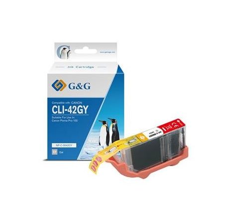 alt. kazeta G&G pre CANON CLI-42GY Pixma Pro-100 (13,5ml/Grey) (NP-C-0042GY)