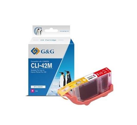 alt. kazeta G&G pre CANON CLI-42M Pixma Pro-100 (13,5ml/M) (NP-C-0042M)