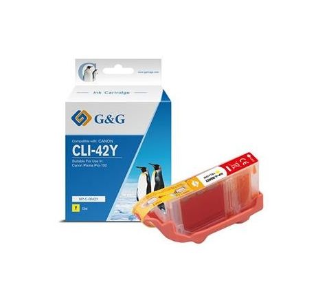 alt. kazeta G&G pre CANON CLI-42Y Pixma Pro-100 (13,5ml/Y) (NP-C-0042Y)