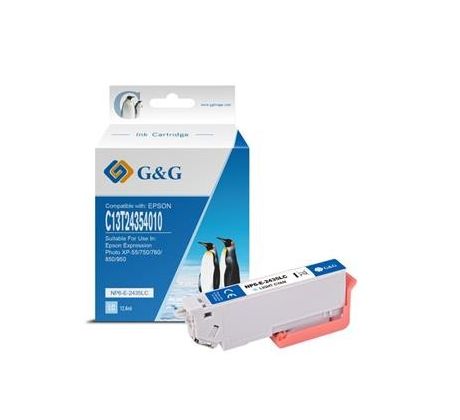 alt. kazeta G&G pre EPSON C13T24354010 XP-750 / XP-850 (13,8ml/LC) (NP-R-2435XLLC)