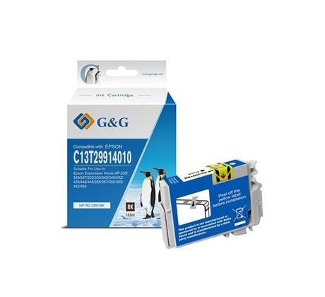 alt. kazeta G&G (EPSON C13T29914010 (14.6ml)BK) pre EPSON Expression Home XP-235/XP-332/XP-335/XP-432/XP-435 (NP-R-2991BK)