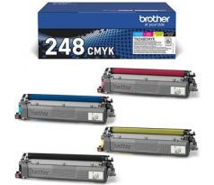 toner BROTHER TN-248 K/C/M/Y kit HL-L3220CW/L8230CDW, DCP-L3520CDW/L3560CDW, MFC-L3740CDW/L8340CDW (4x 1000 str.) (TN248VAL)