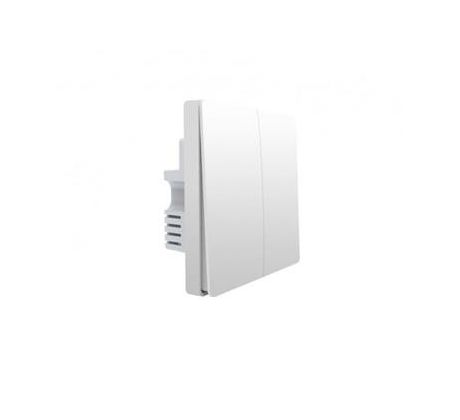 vypínač s dvojitým relé zigbee AQARA Smart Wall Switch H1 EU (No Neutral, Double Rocker) (WS-EUK02) (AQARA-WS-EUK02-1001)