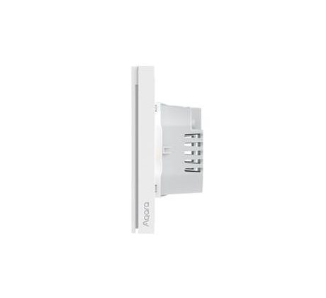 nástenný smart vypínač 2 páčkový - AQARA Smart Wall Switch H1 EU (With Neutral, Double Rocker) (WS-EUK04) (AQARA-WS-EUK04-1036)