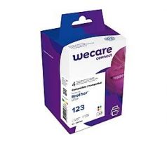 alt. multipack wecare ARMOR pre BROTHER LC123 CMYK (12,5ml+3x 10ml / 600str+3x 705str) (K10344OW)