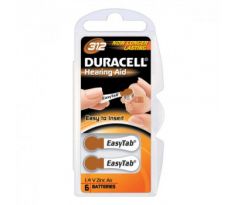 Batérie Duracell EasyTab 312 6ks Blister (sluch) (PR41/312)